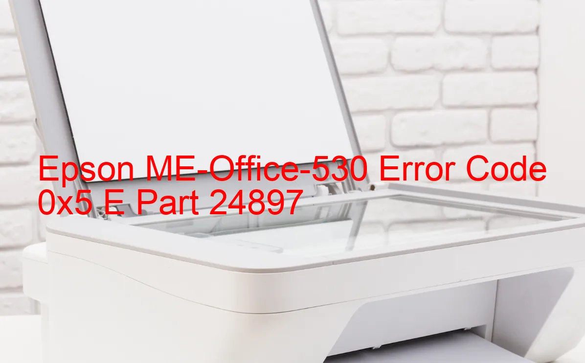 Epson ME-Office-530 Codice di errore 0x5 E