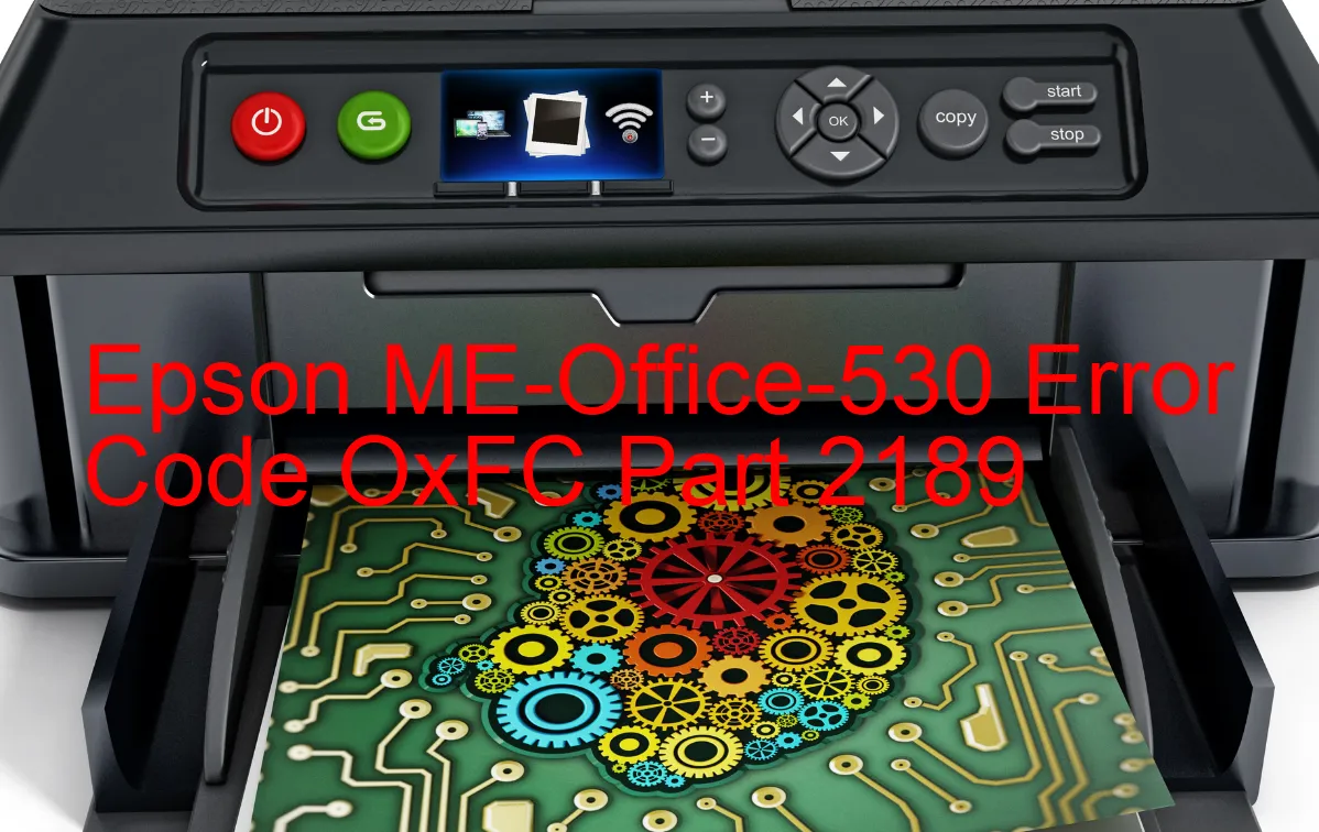 Epson ME-Office-530 Codice di errore OxFC