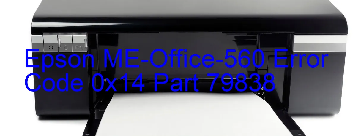 Epson ME-Office-560 Codice di errore 0x14