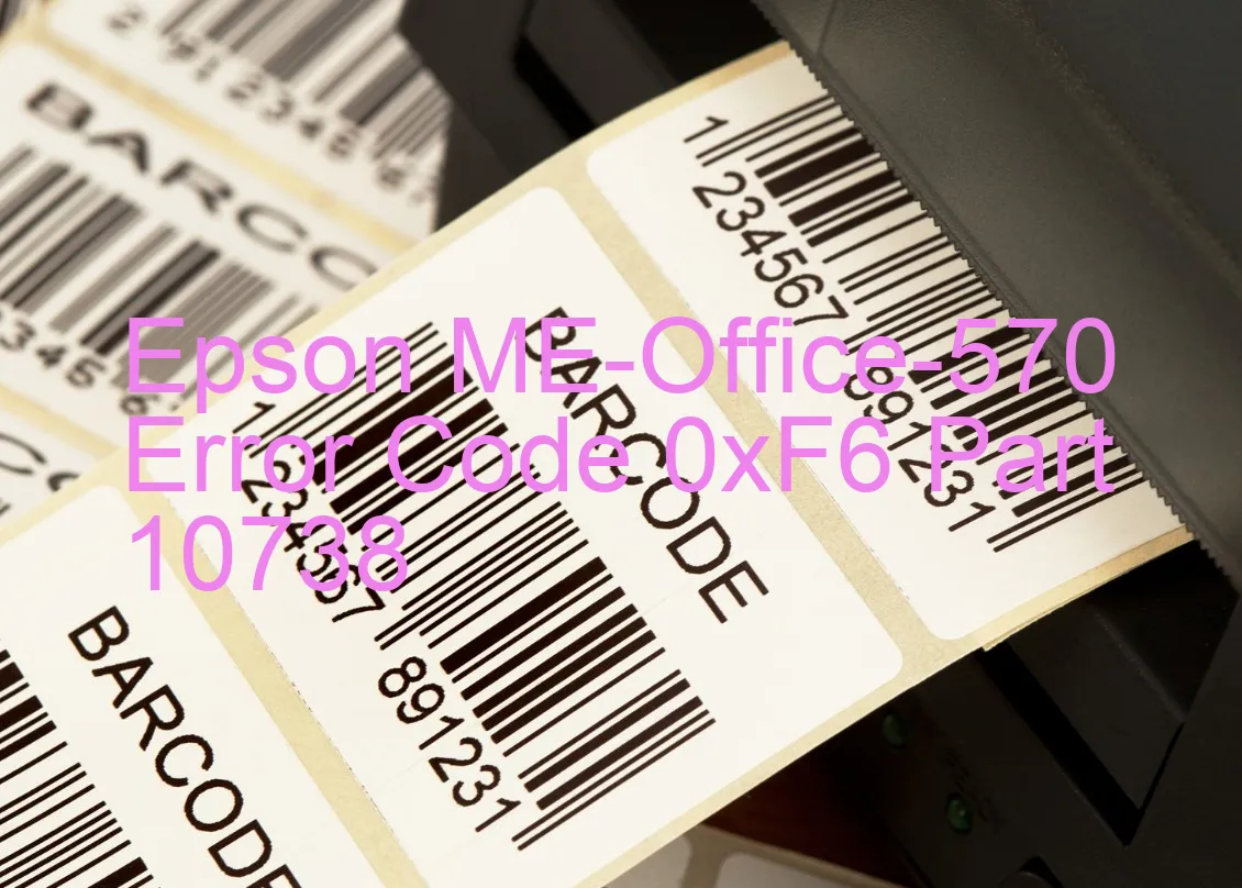 Epson ME-Office-570 Codice di errore 0xF6