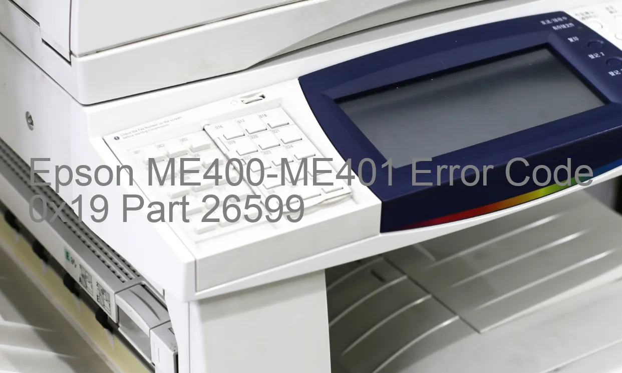 Epson ME400-ME401 Codice di errore 0x19