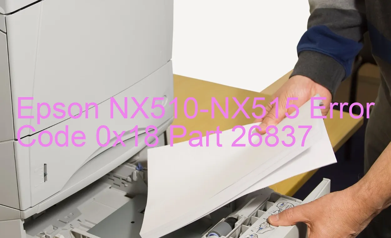 Epson NX510-NX515 Codice di errore 0x18