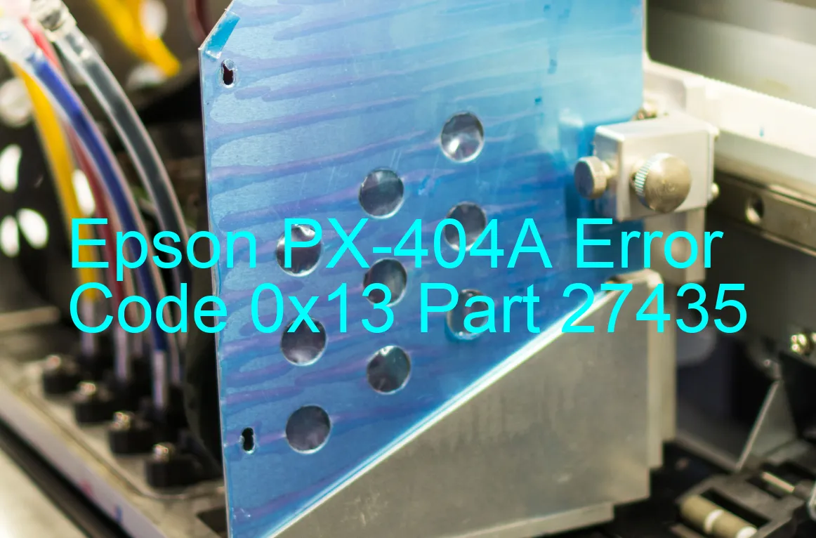 Epson PX-404A Codice di errore 0x13