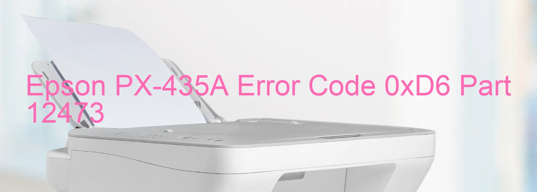 Epson PX-435A Codice di errore 0xD6