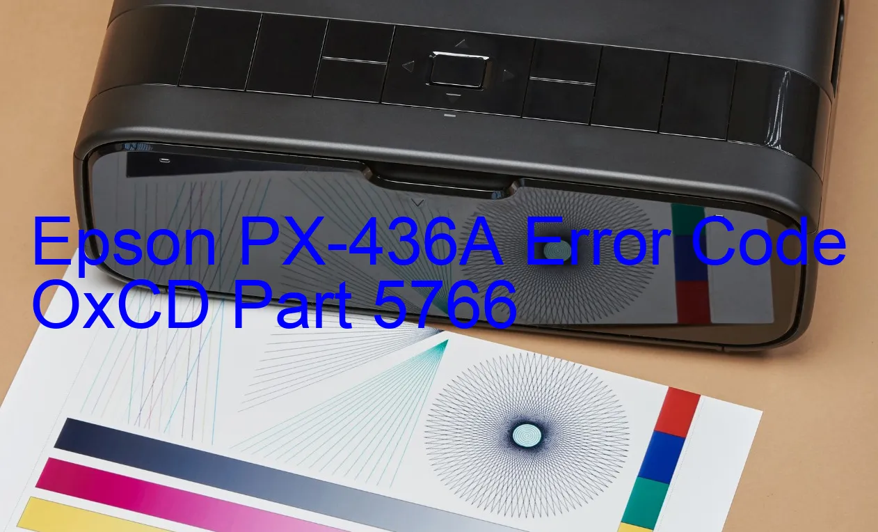 Epson PX-436A Codice di errore OxCD