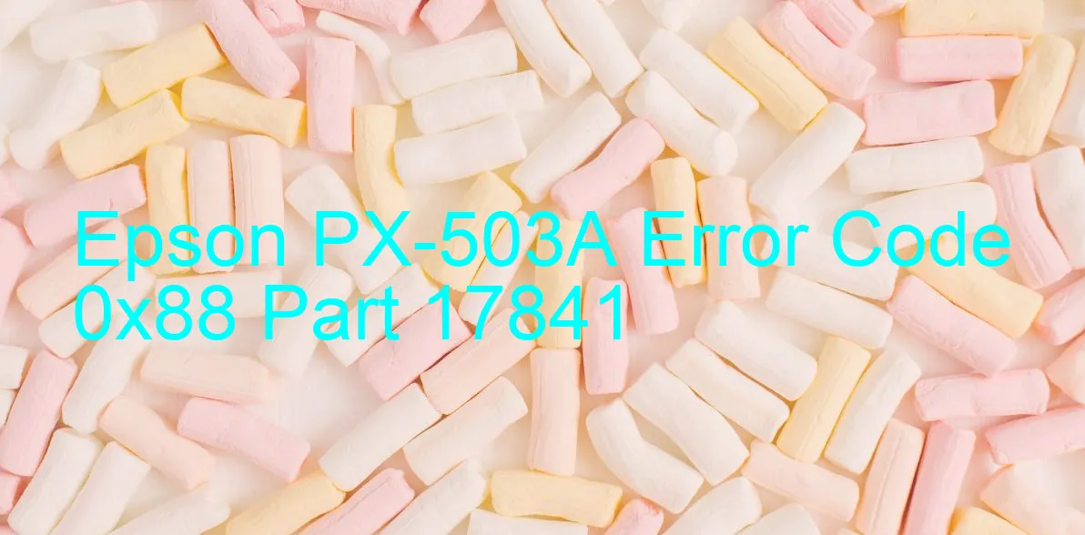 Epson PX-503A Codice di errore 0x88