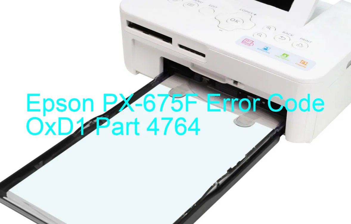 Epson PX-675F Codice di errore OxD1