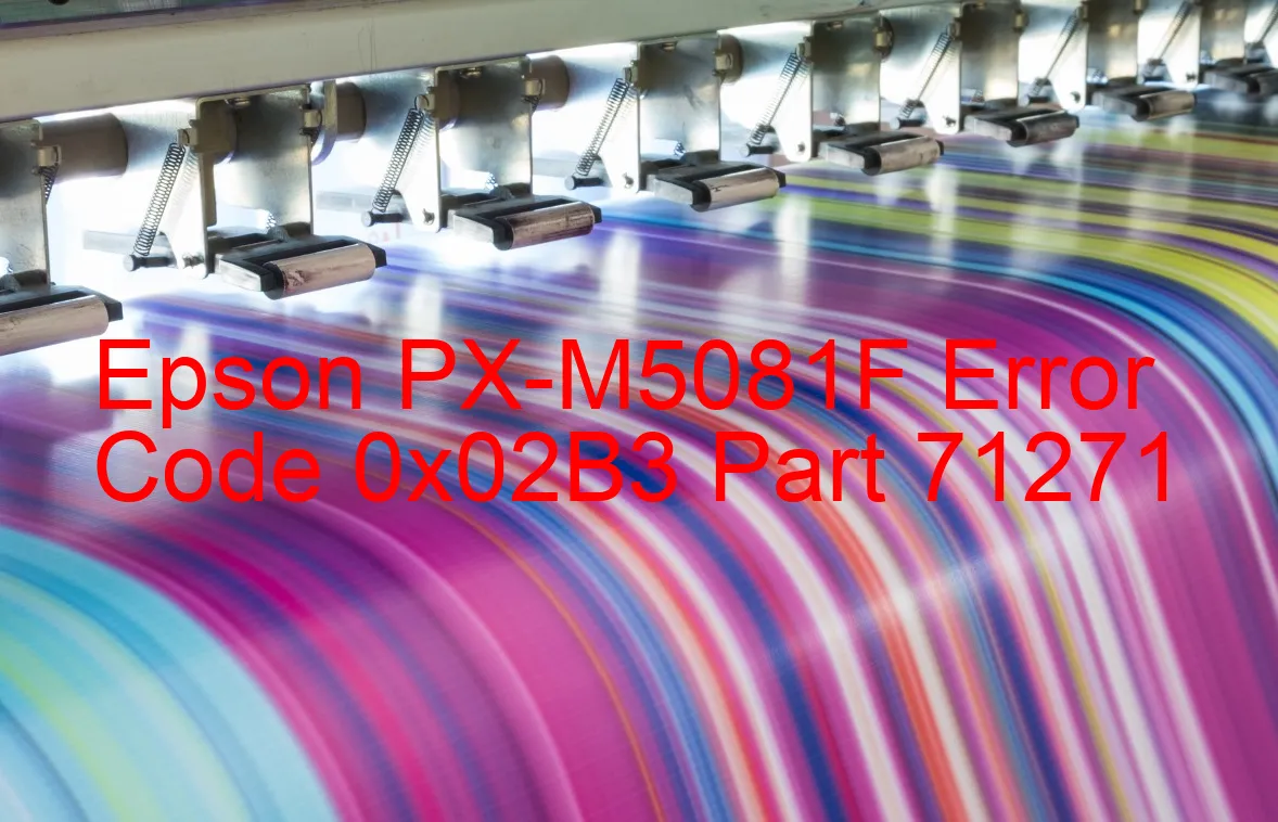 Epson PX-M5081F Codice di errore 0x02B3