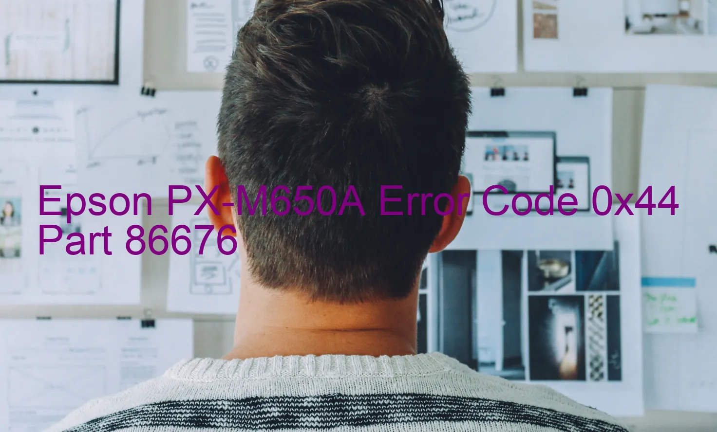 Epson PX-M650A Codice di errore 0x44