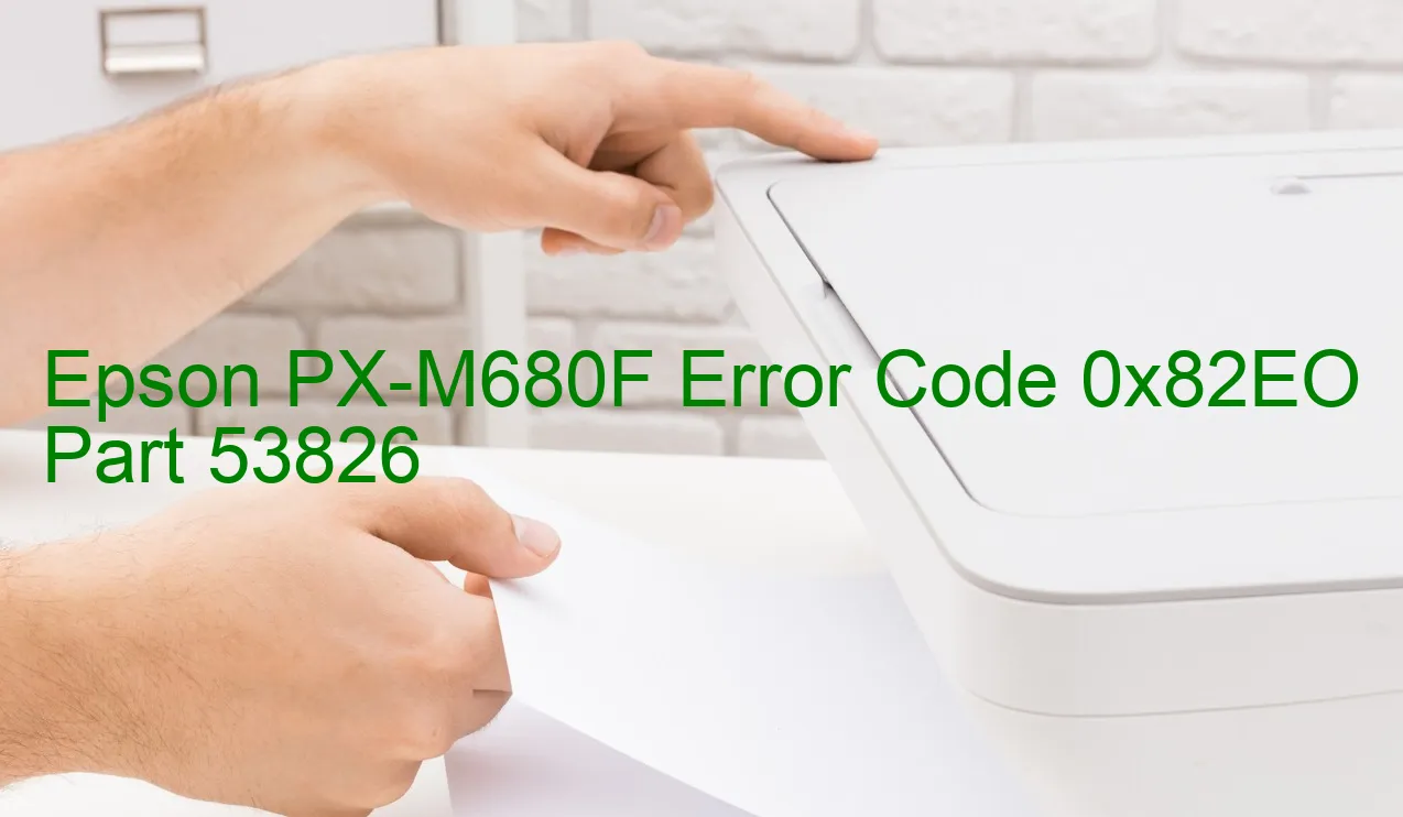 Epson PX-M680F Codice di errore 0x82EO