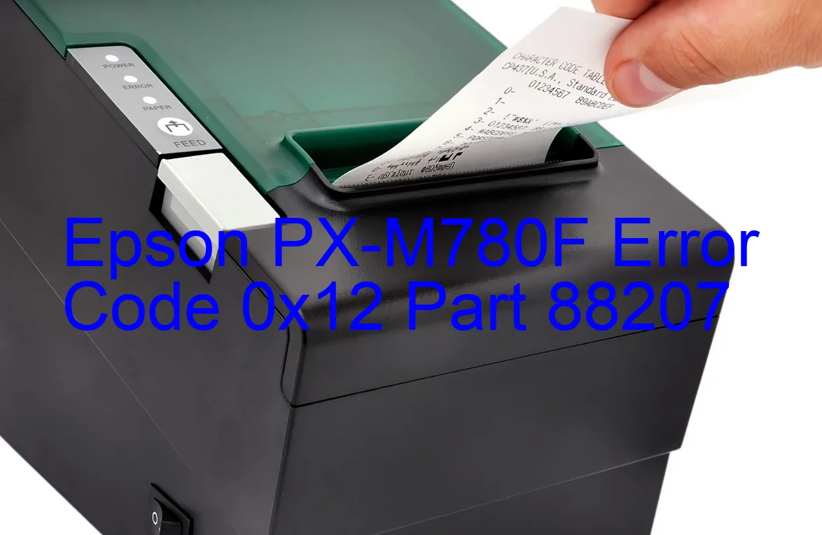 Epson PX-M780F Codice di errore 0x12