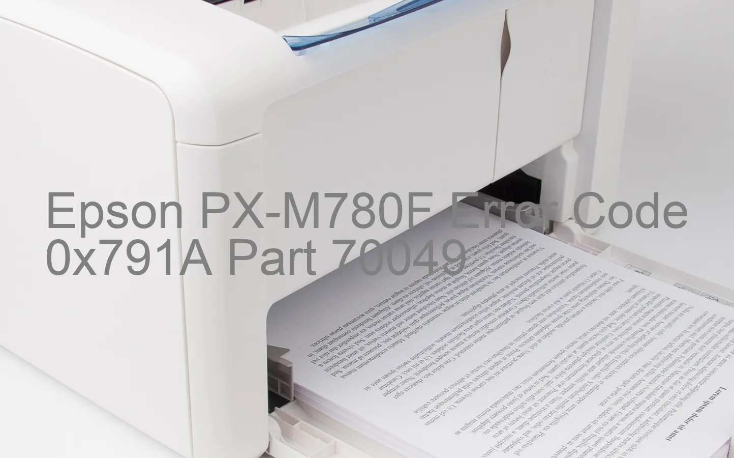 Epson PX-M780F Codice di errore 0x791A