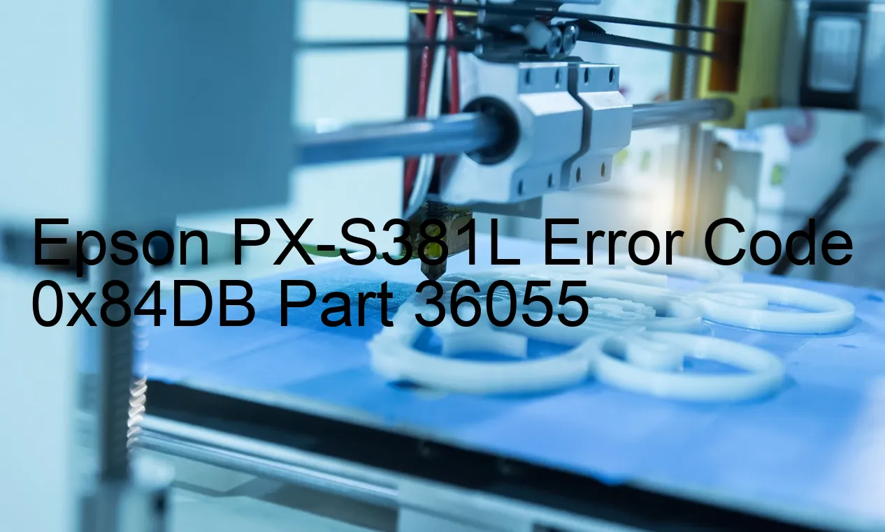 Epson PX-S381L Codice di errore 0x84DB