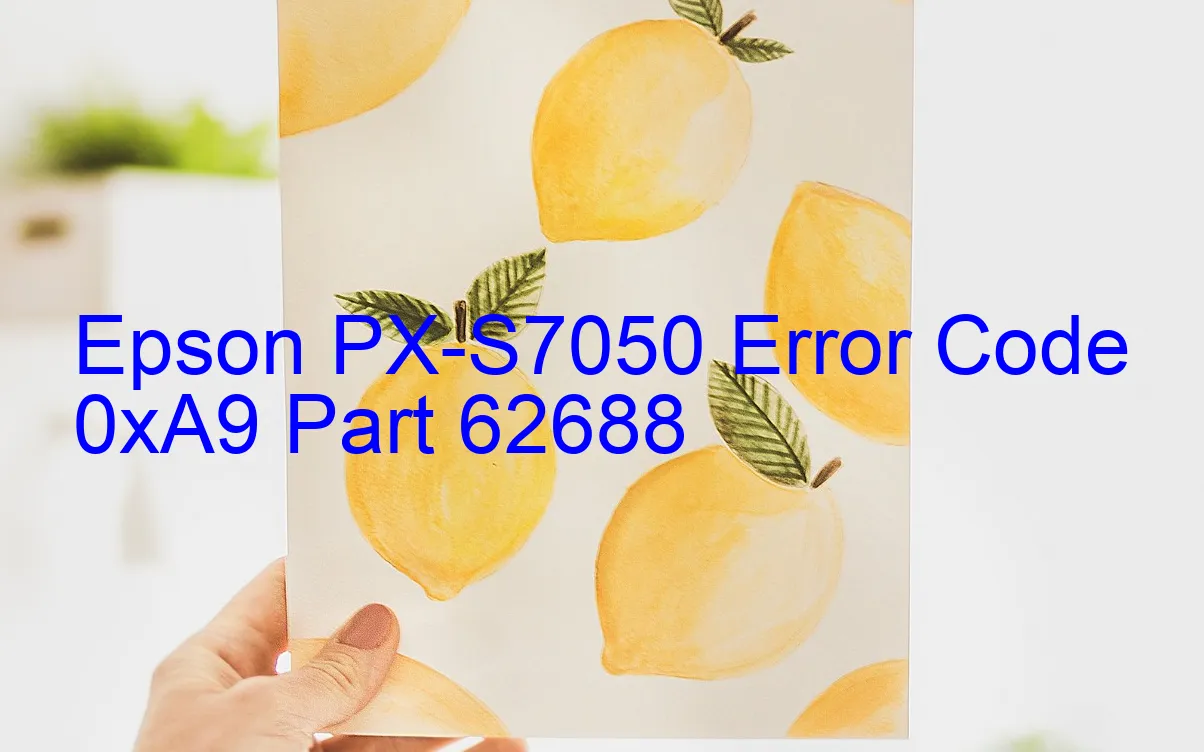 Epson PX-S7050 Codice di errore 0xA9