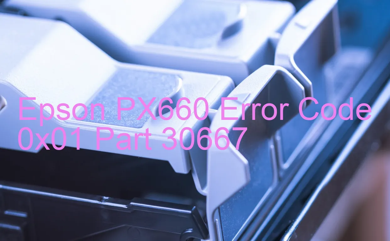 Epson PX660 Codice di errore 0x01