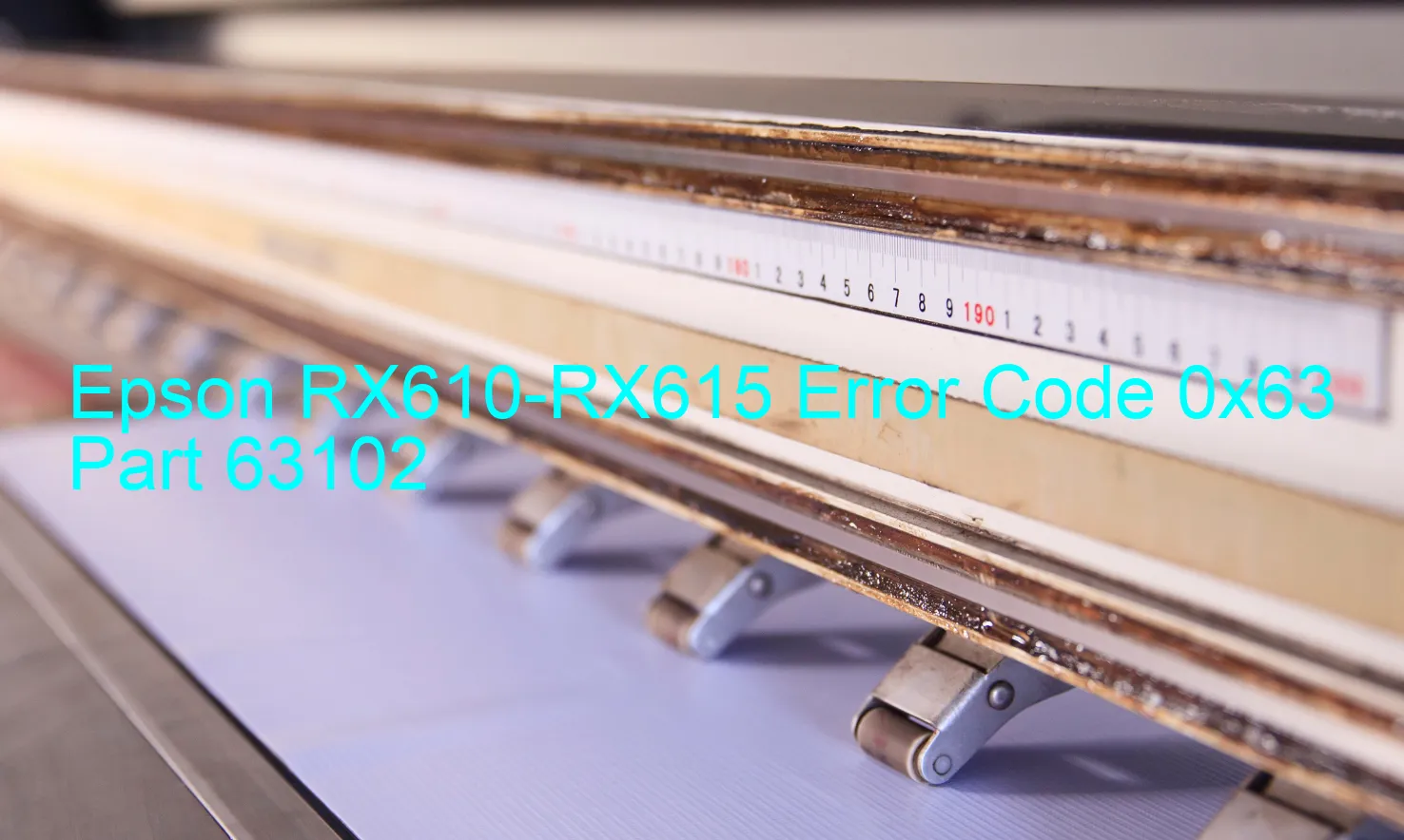 Epson RX610-RX615 Codice di errore 0x63