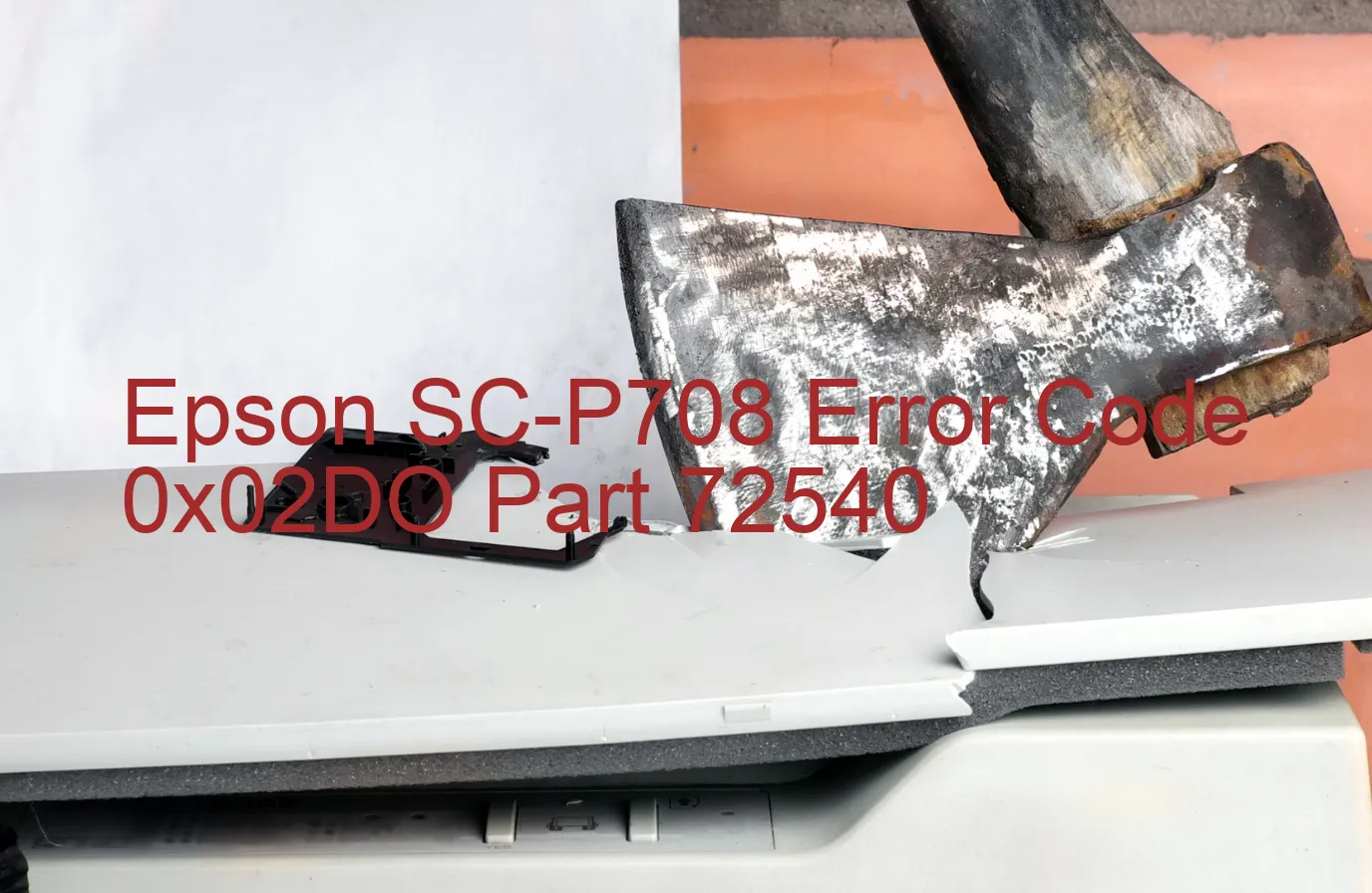 Epson SC-P708 Codice di errore 0x02DO