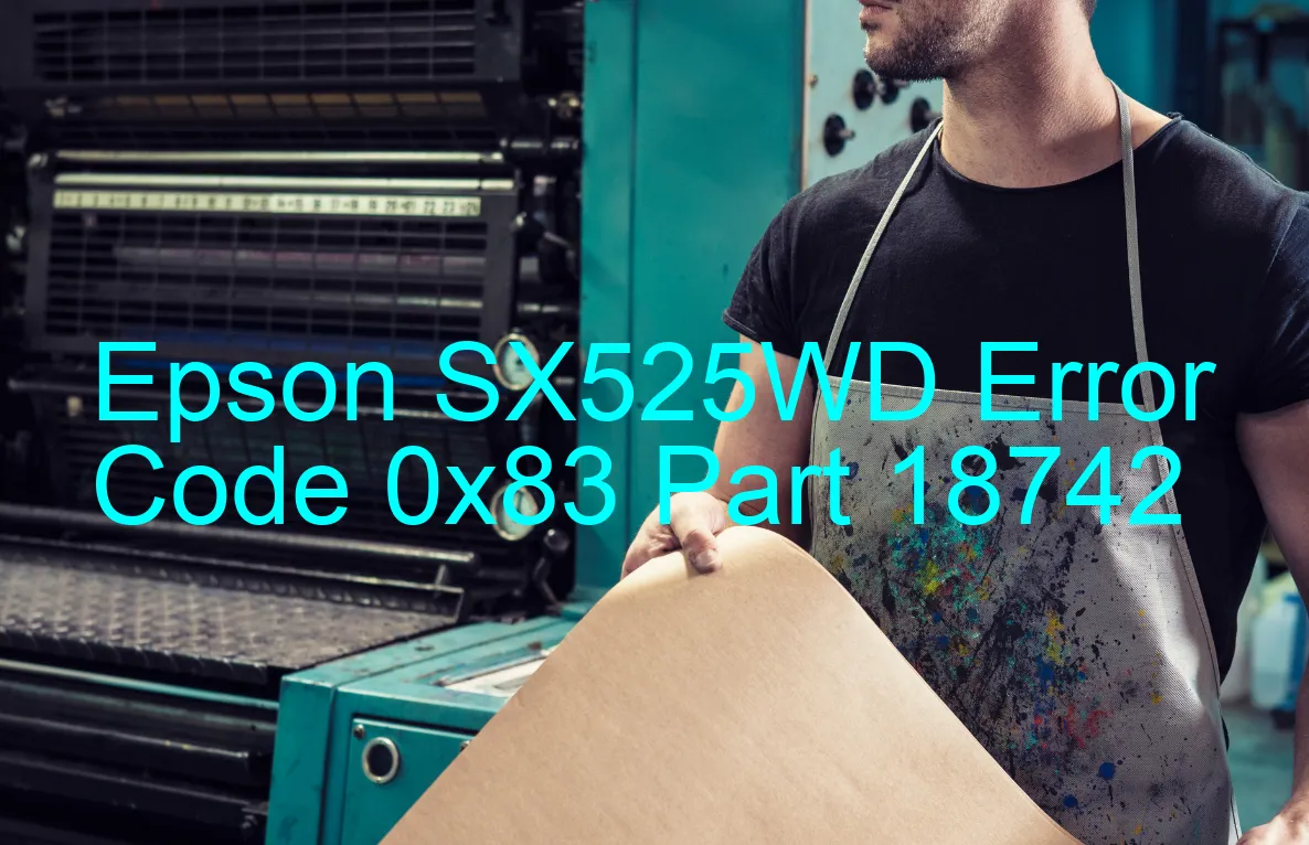 Epson SX525WD Codice di errore 0x83