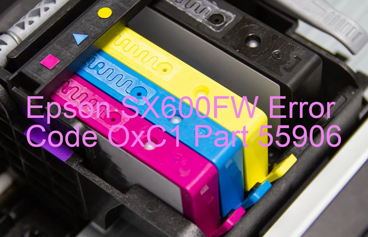 Epson SX600FW Codice di errore OxC1