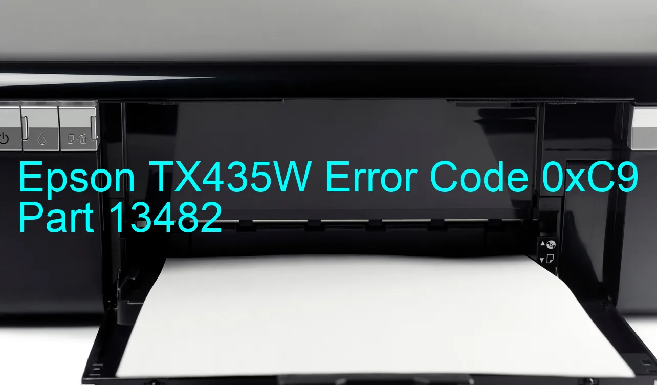 Epson TX435W Codice di errore 0xC9