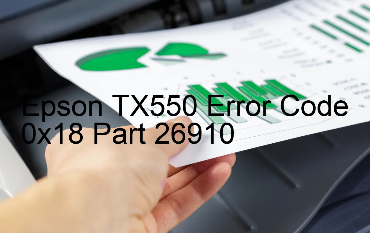 Epson TX550 Codice di errore 0x18