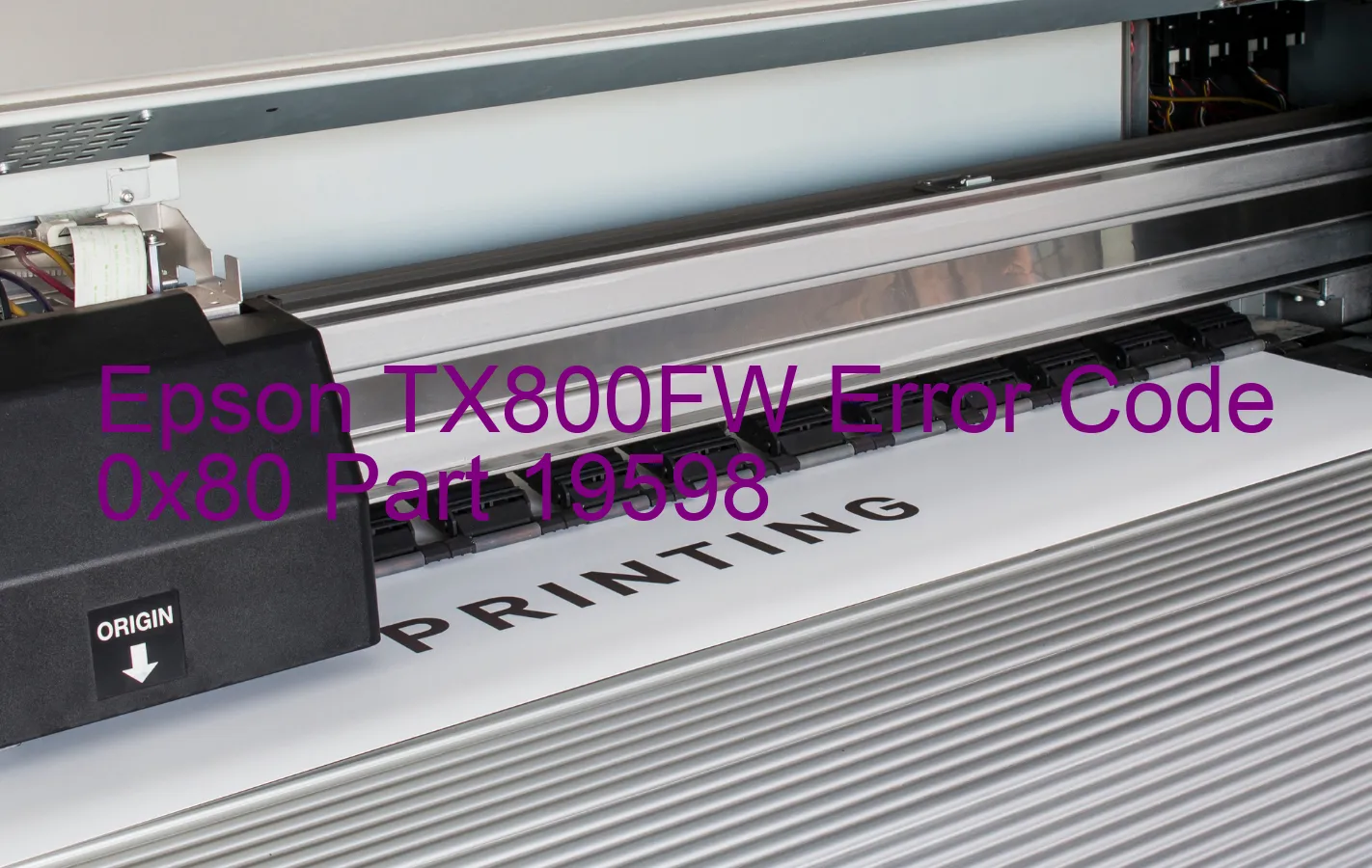 Epson TX800FW Codice di errore 0x80