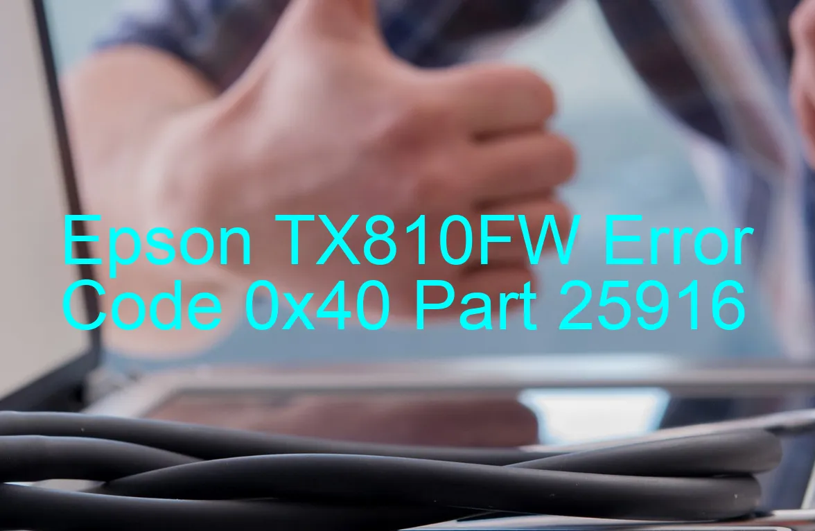 Epson TX810FW Codice di errore 0x40