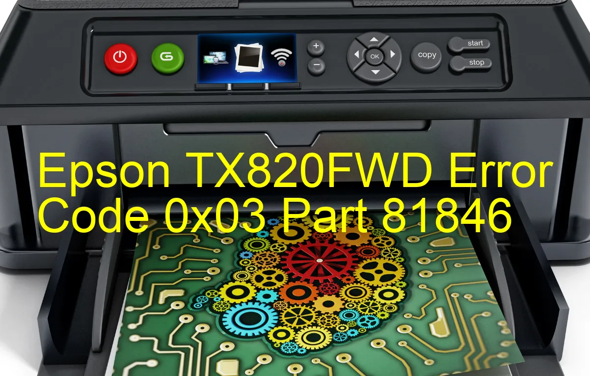 Epson TX820FWD Codice di errore 0x03