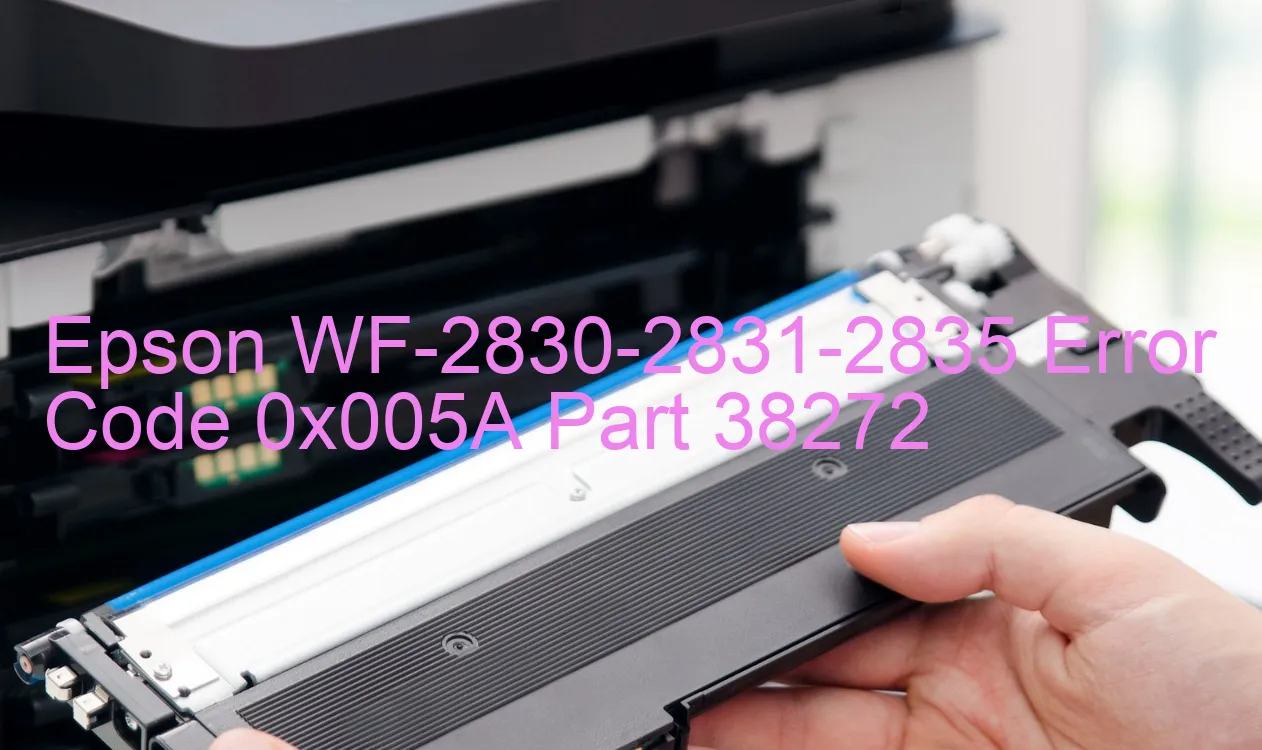 Epson WF-2830-2831-2835 Codice di errore 0x005A