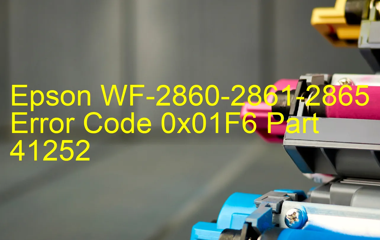 Epson WF-2860-2861-2865 Codice di errore 0x01F6