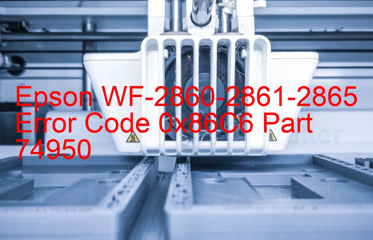 Epson WF-2860-2861-2865 Codice di errore 0x86C6