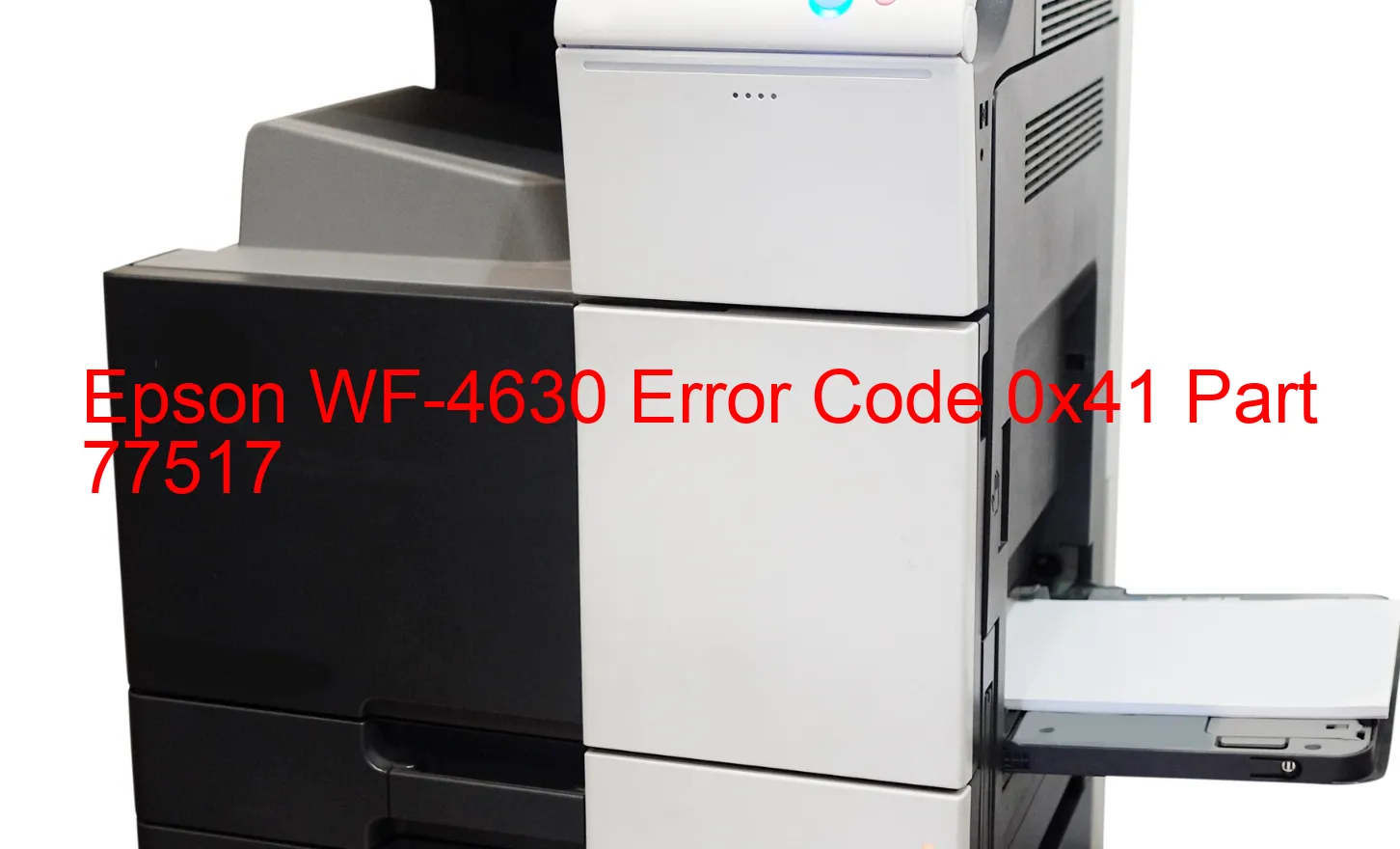 Epson WF-4630 Codice di errore 0x41