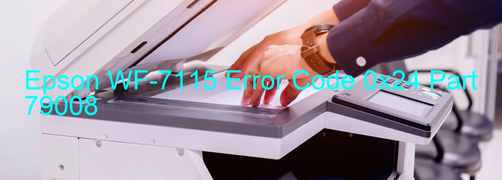 Epson WF-7115 Codice di errore 0x24