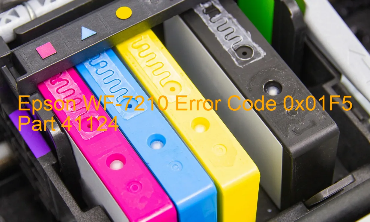 Epson WF-7210 Codice di errore 0x01F5