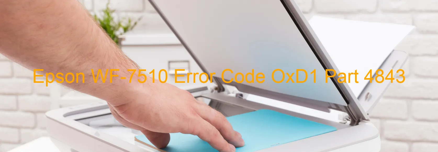 Epson WF-7510 Codice di errore OxD1