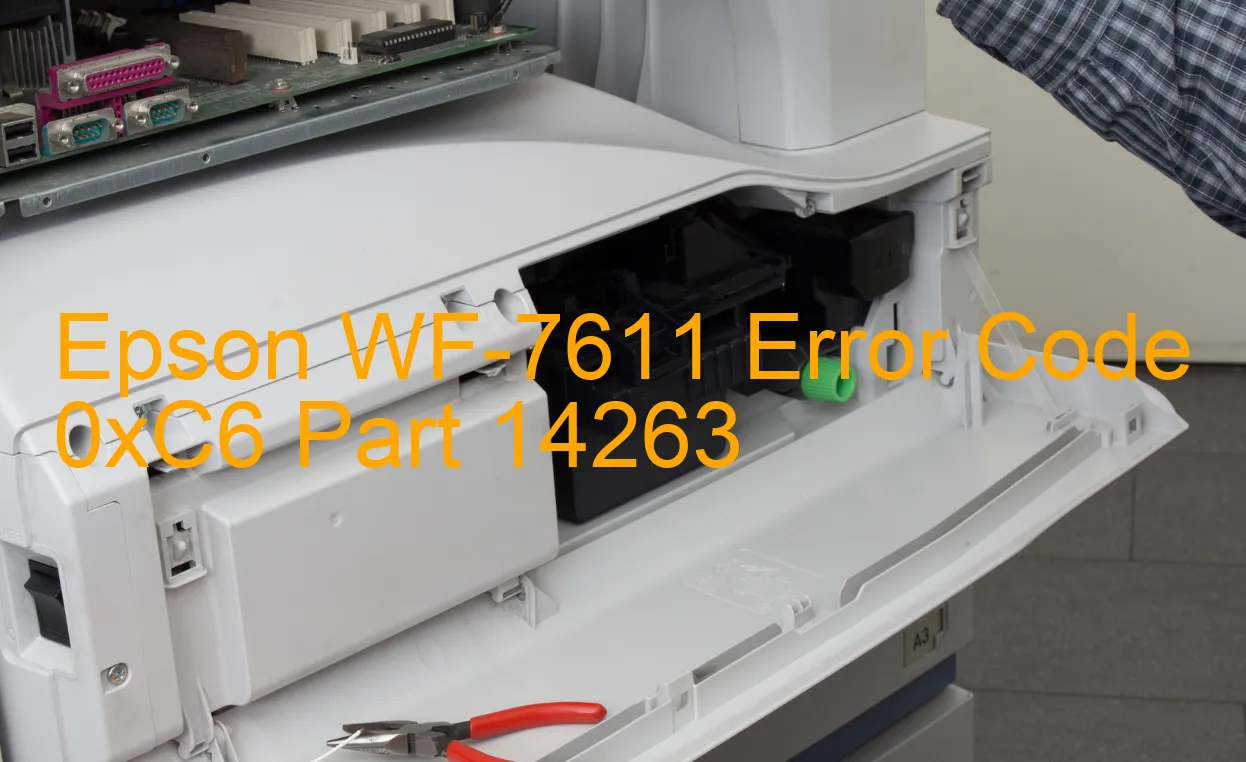 Epson WF-7611 Codice di errore 0xC6