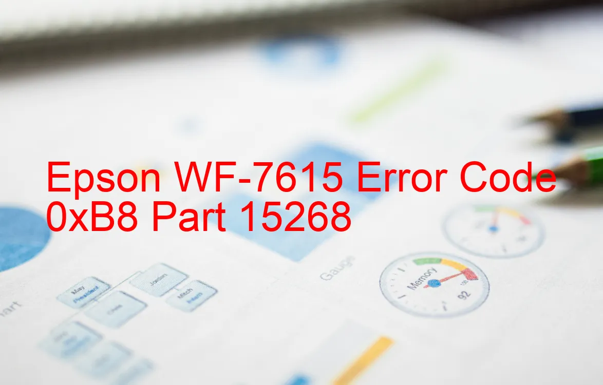 Epson WF-7615 Codice di errore 0xB8