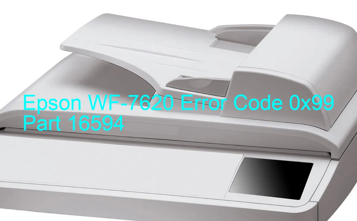 Epson WF-7620 Codice di errore 0x99