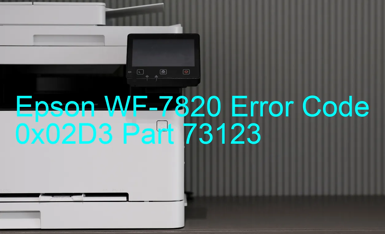 Epson WF-7820 Codice di errore 0x02D3