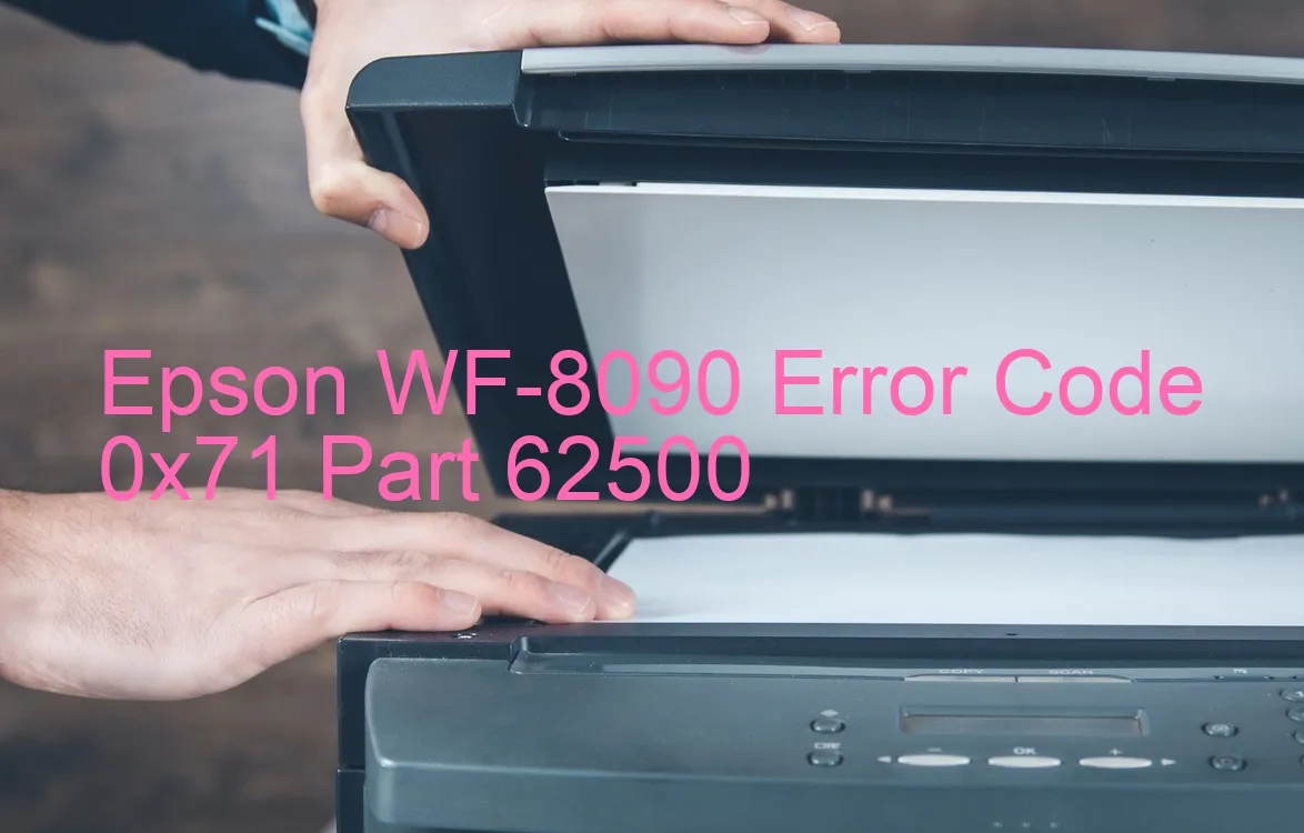 Epson WF-8090 Codice di errore 0x71