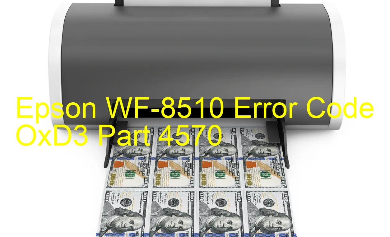 Epson WF-8510 Codice di errore OxD3