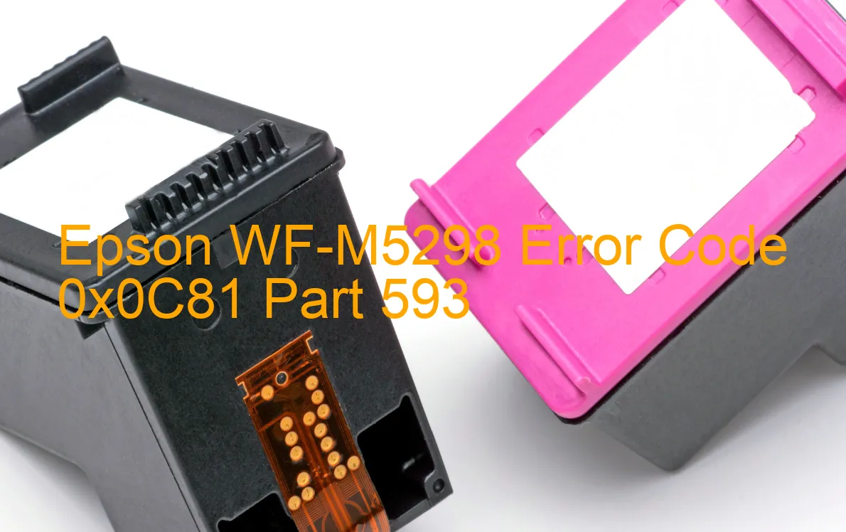 Epson WF-M5298 Codice di errore 0x0C81