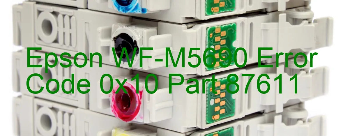 Epson WF-M5690 Codice di errore 0x10