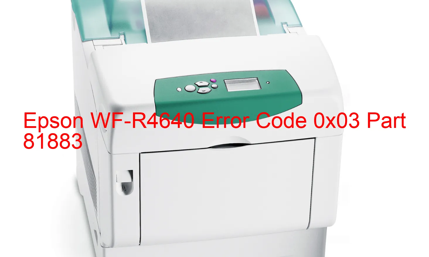 Epson WF-R4640 Codice di errore 0x03