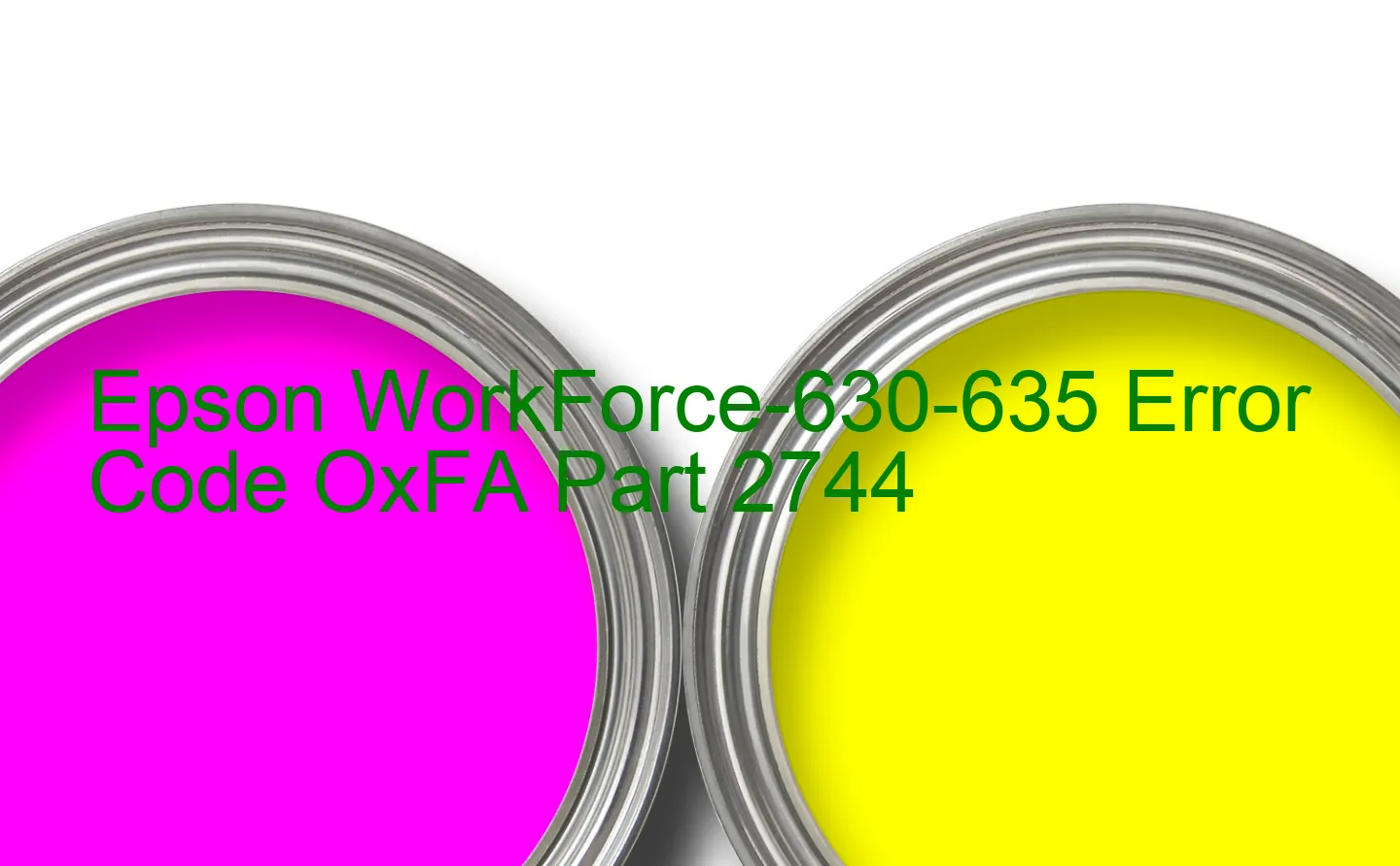 Epson WorkForce-630-635 Codice di errore OxFA