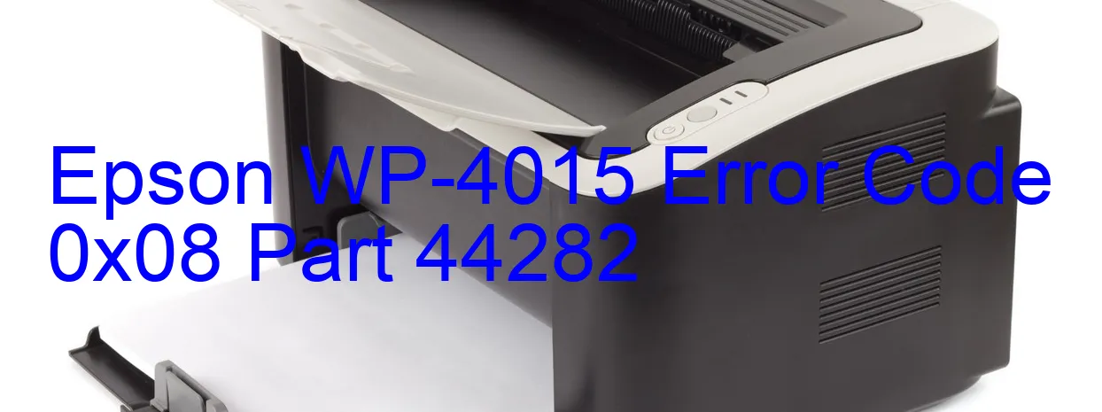 Epson WP-4015 Codice di errore 0x08