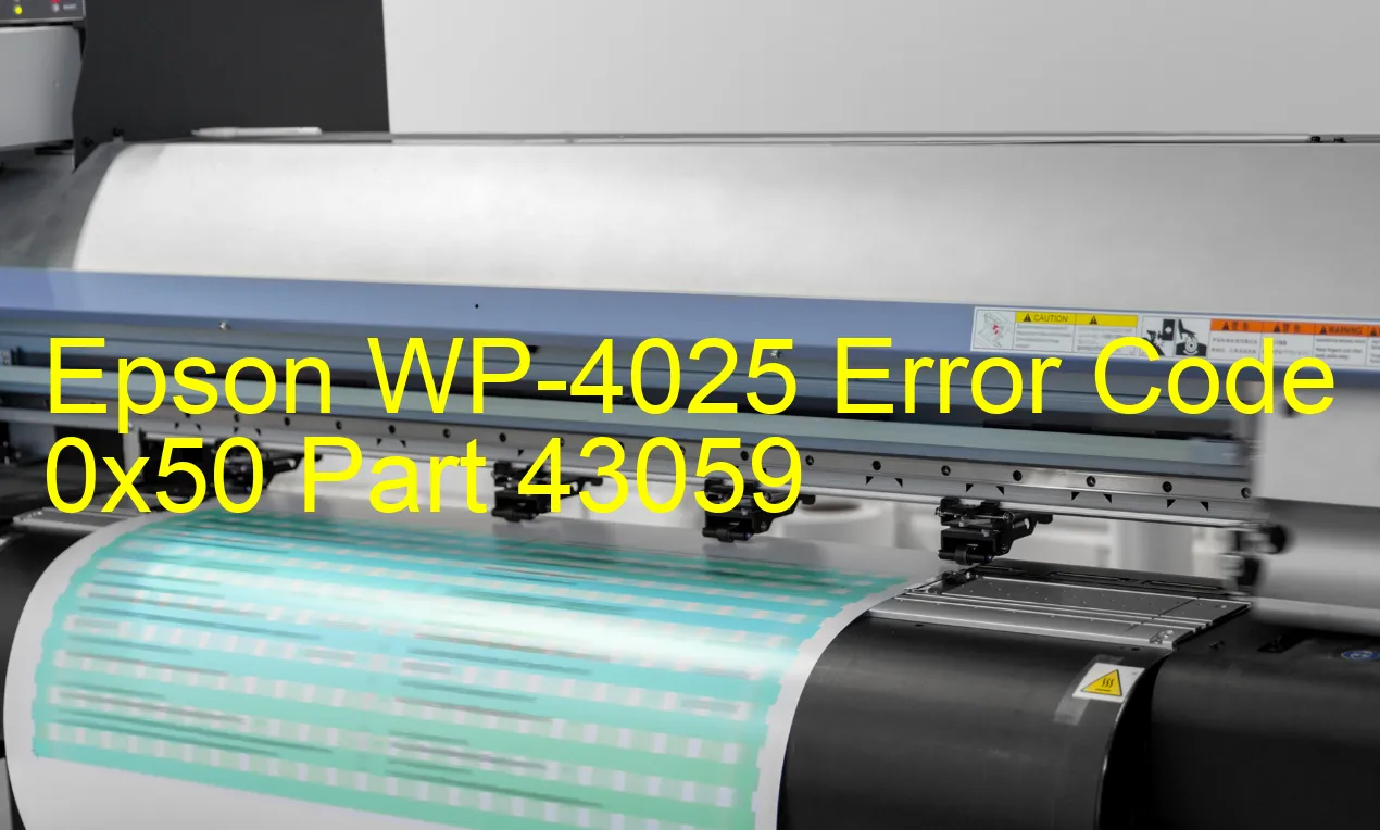 Epson WP-4025 Codice di errore 0x50