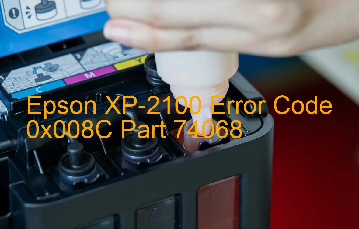 Epson XP-2100 Codice di errore 0x008C