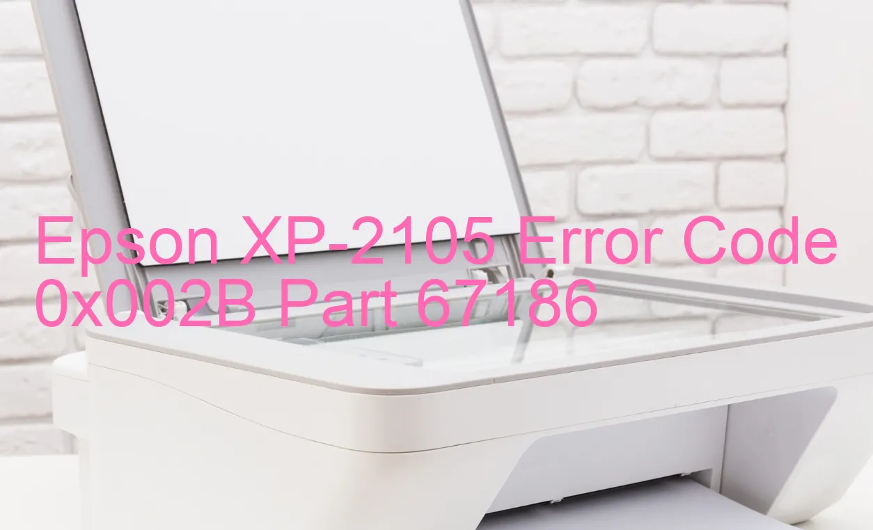 Epson XP-2105 Codice di errore 0x002B