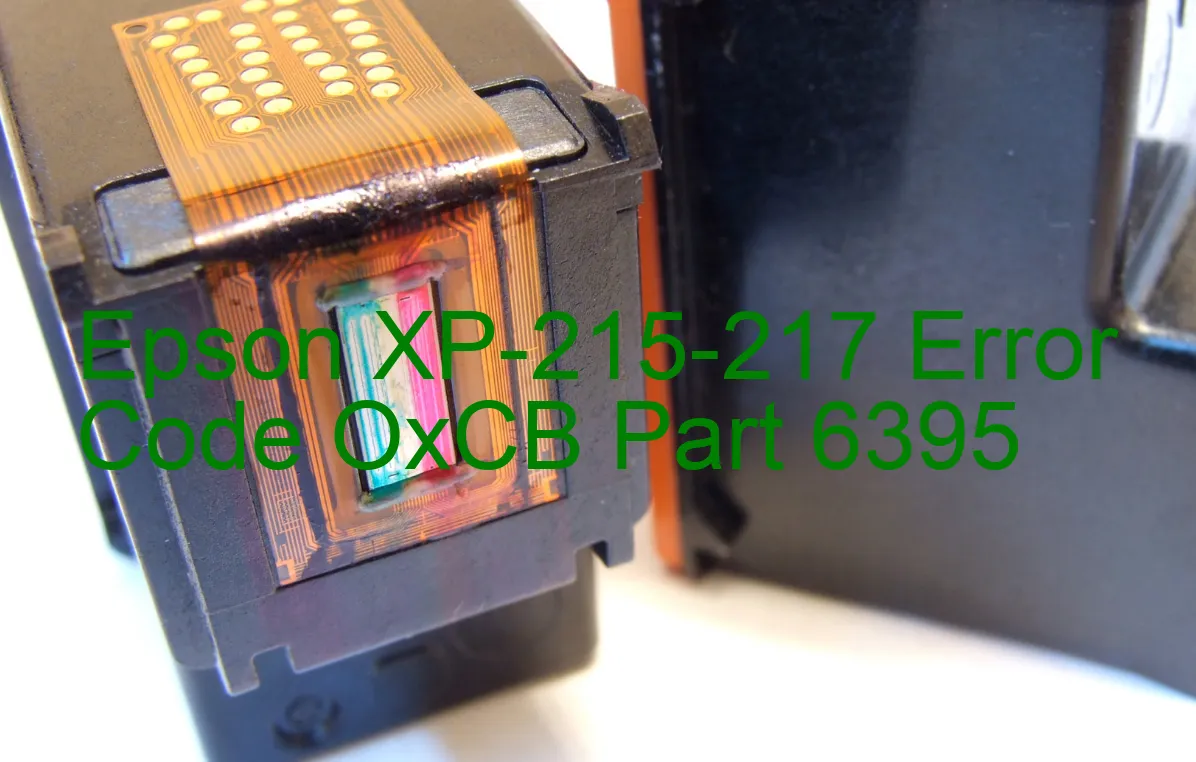 Epson XP-215-217 Codice di errore OxCB